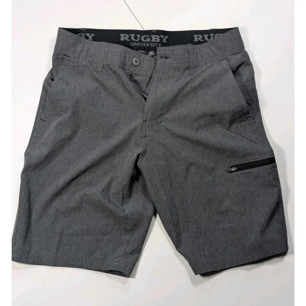 Rugby University chino Shorts Grey Size 30 Mens